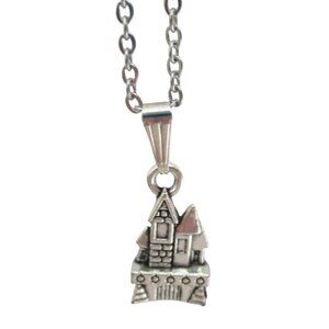 New Castle Pendant Necklace 18" Stainless Chain - Royalty Jewelry Gift